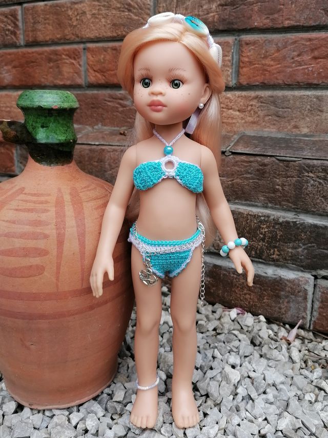Háčkované bikiny pre Paola Reina