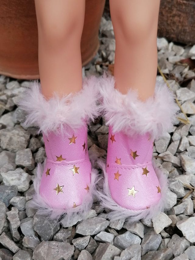Čižmičky s hviezdičkami a kožušinkou