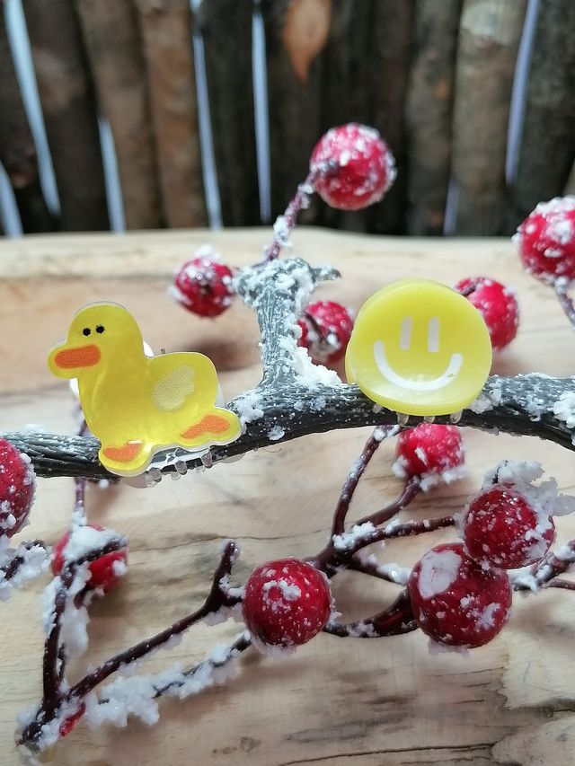 Štipec pre bábiku / Smajlík