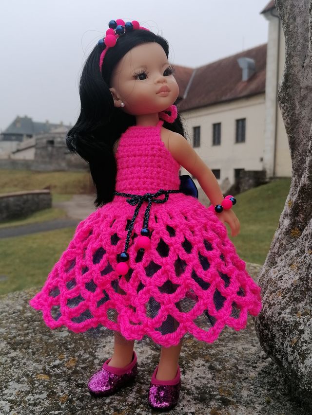 Neo ružové šaty pre Paola Reina