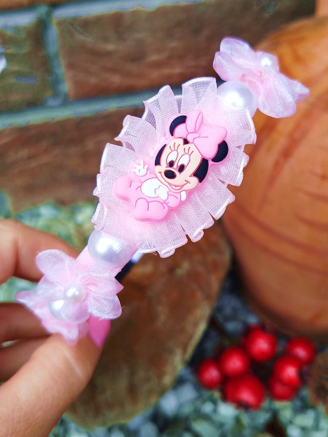 Čelenka s Minnie a perličkami
